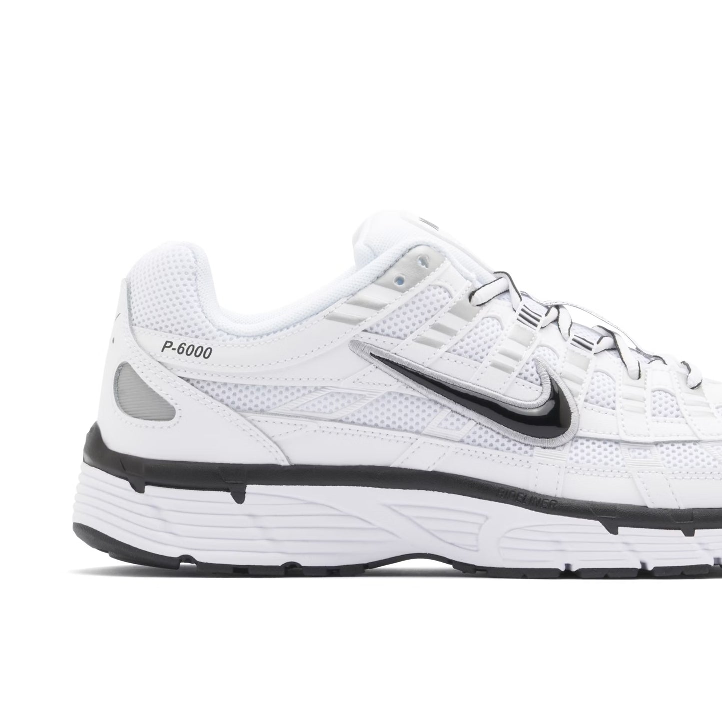 Nike P-6000 White Metallic Black